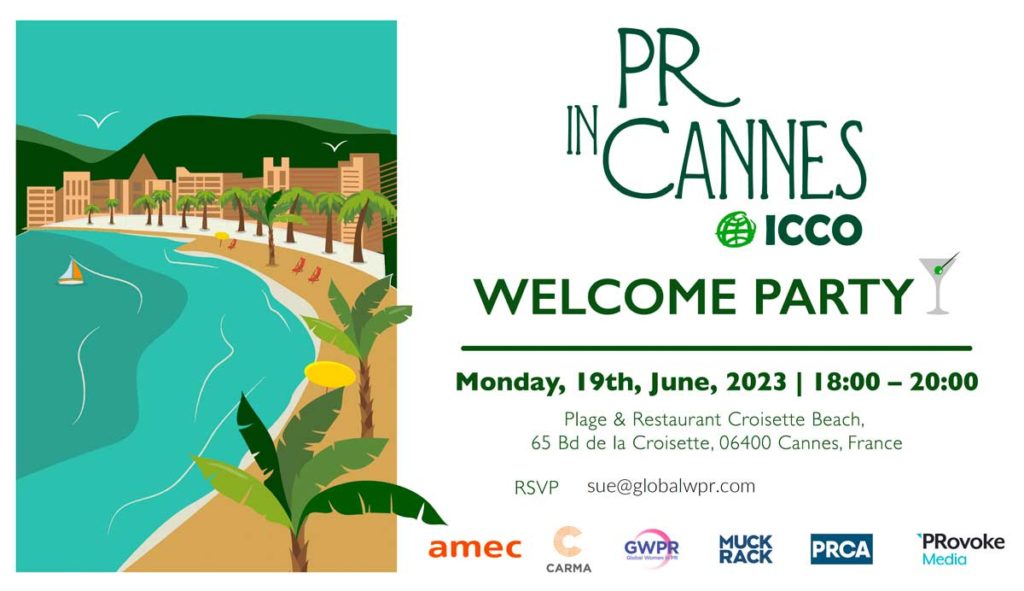 ICCO welcome party Cannes Lions