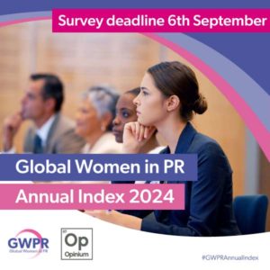 Global Women in PR Annual Index survey extended